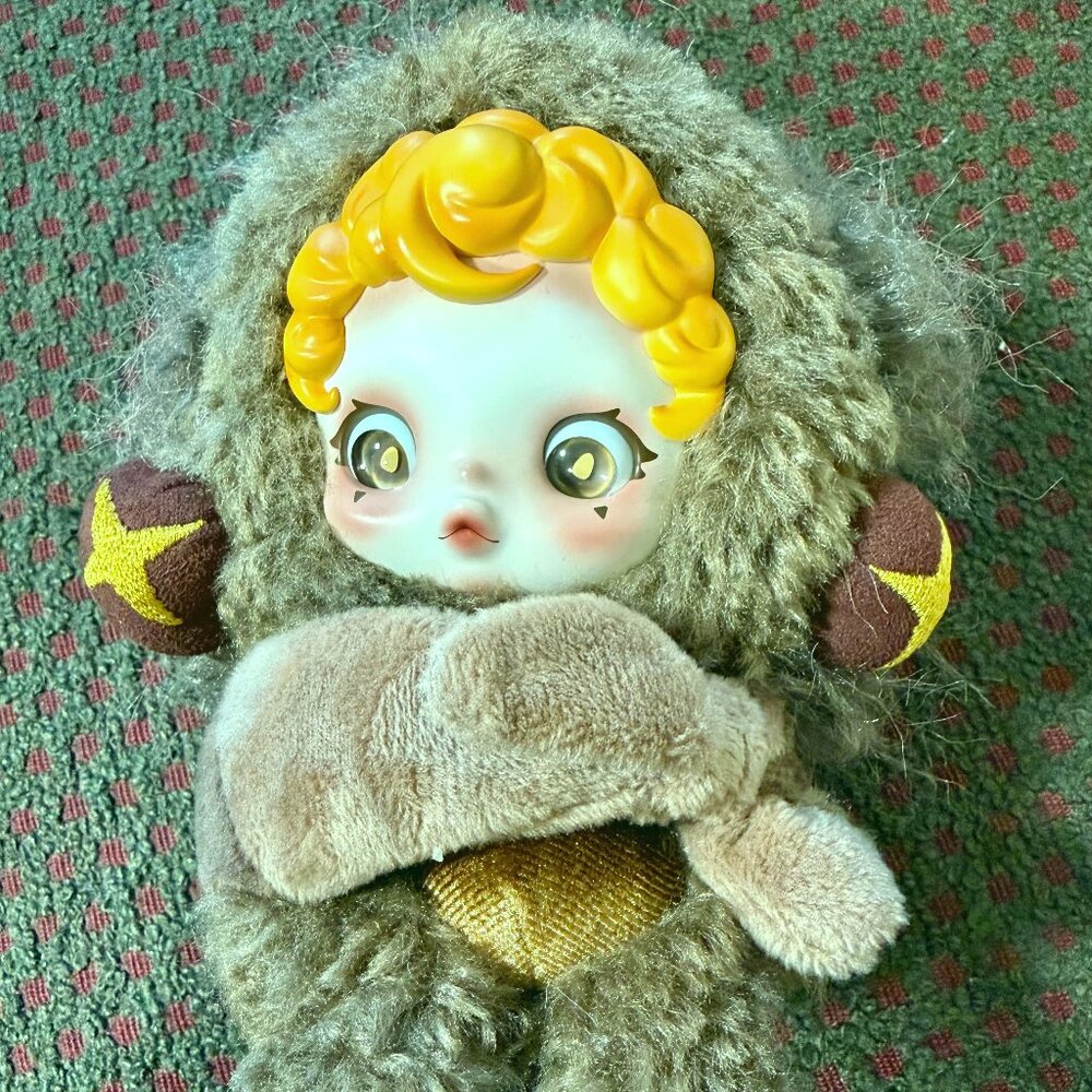 POP MART SKULLPANDA You Found Me Series Sneaky Chestnut Plush Pendant NWT